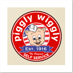 Piggly Wiggly Posters and Art